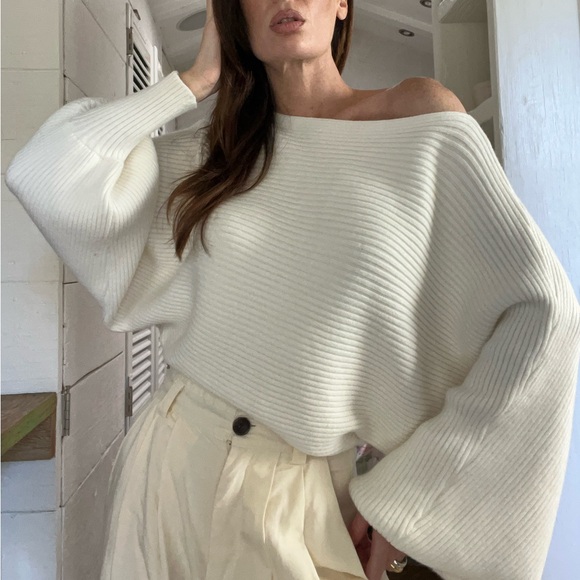 LOVERS & FRIENDS REVOLVE RIBBED OLIVIA SWEATER TULAROSA HELSA RONNY KOBO LPA - Picture 9 of 14